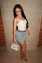 Falda denim